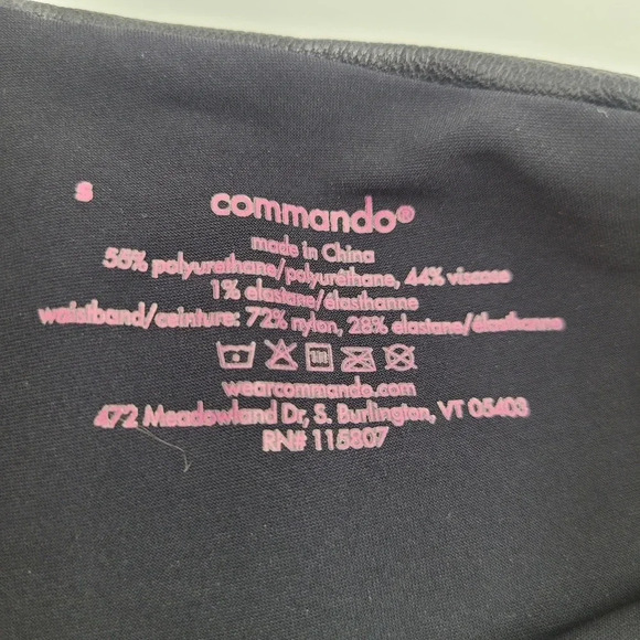 Commando perfect control faux leather leggings in black size small - Picture 7 of 10